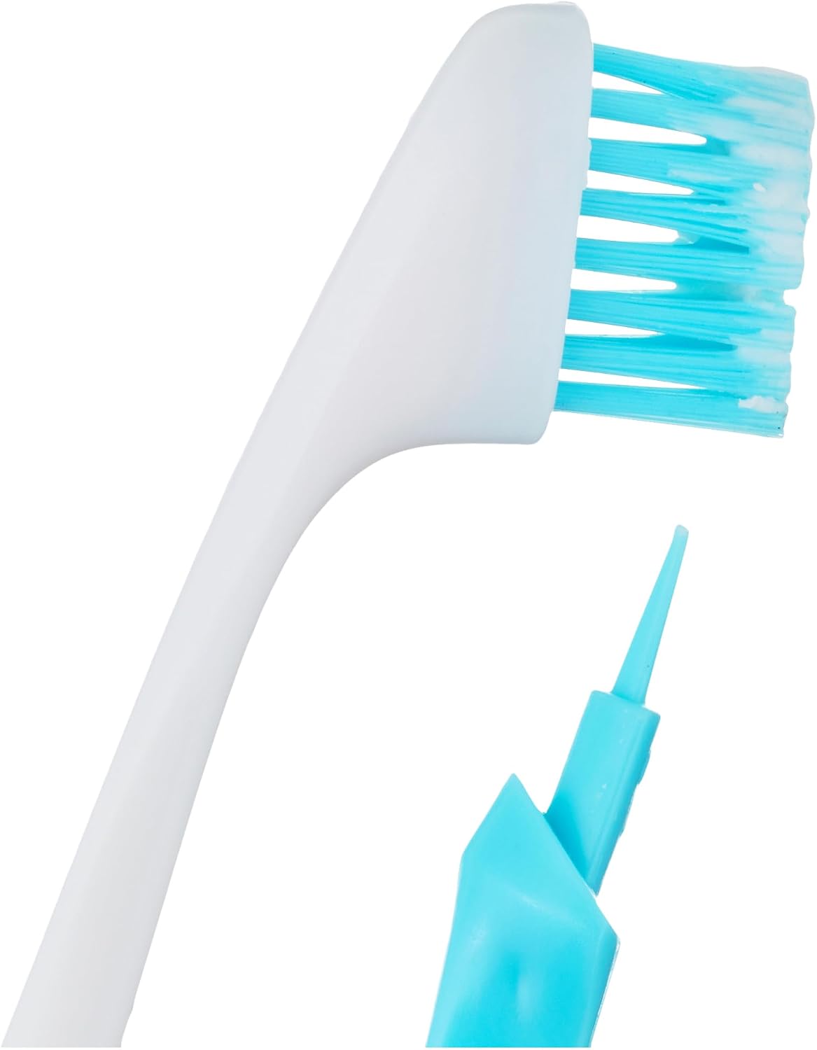Detalle de Brushee - The Evolution of Oral Care: 4-in-1 Portable Brush with Paste, Floss, and Pick (24-Pack)