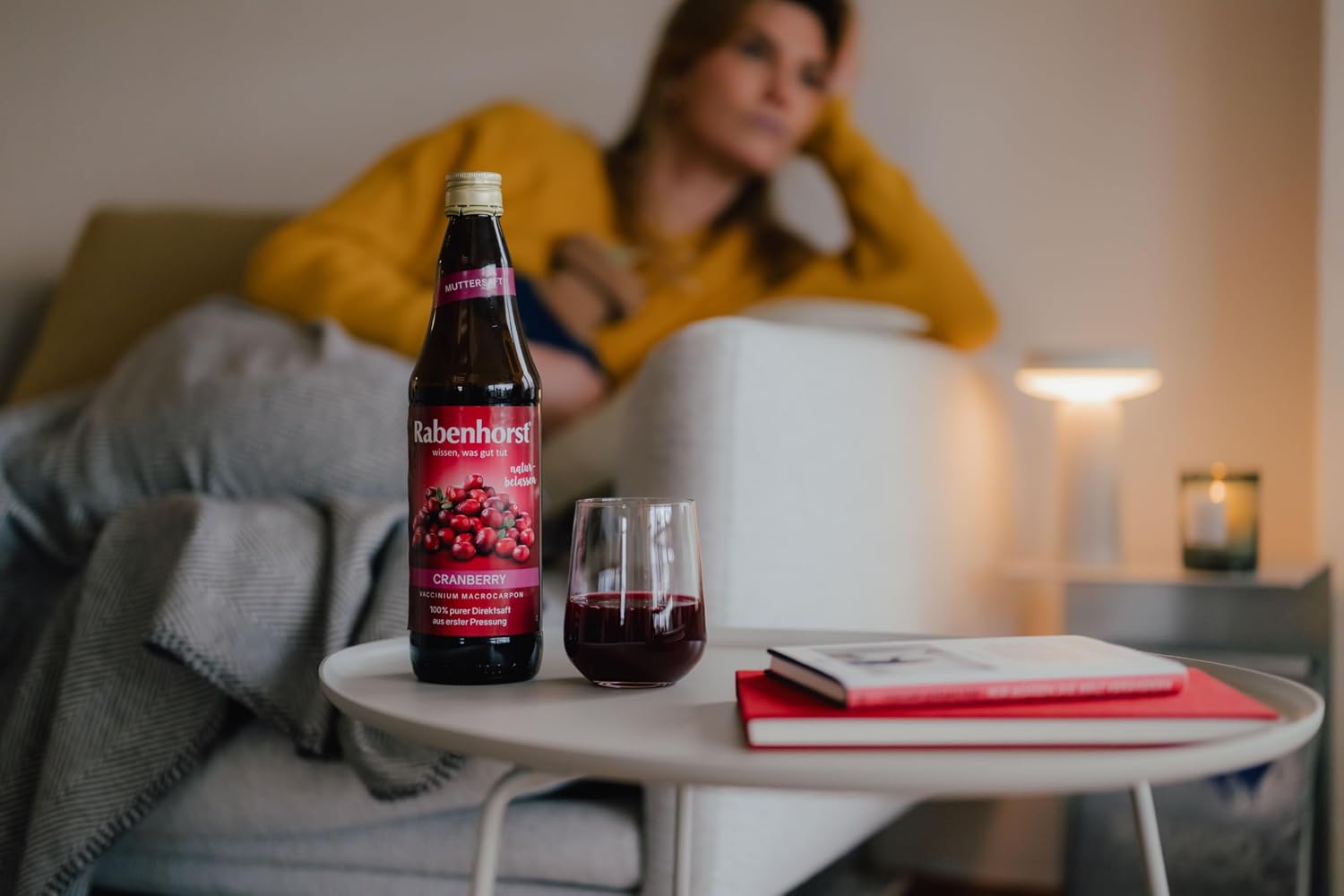 Detalle 2 de RABENHORST Cranberry Muttersaft 3er Pack (3 x 700 ml) – Direktsaft aus erster Pressung