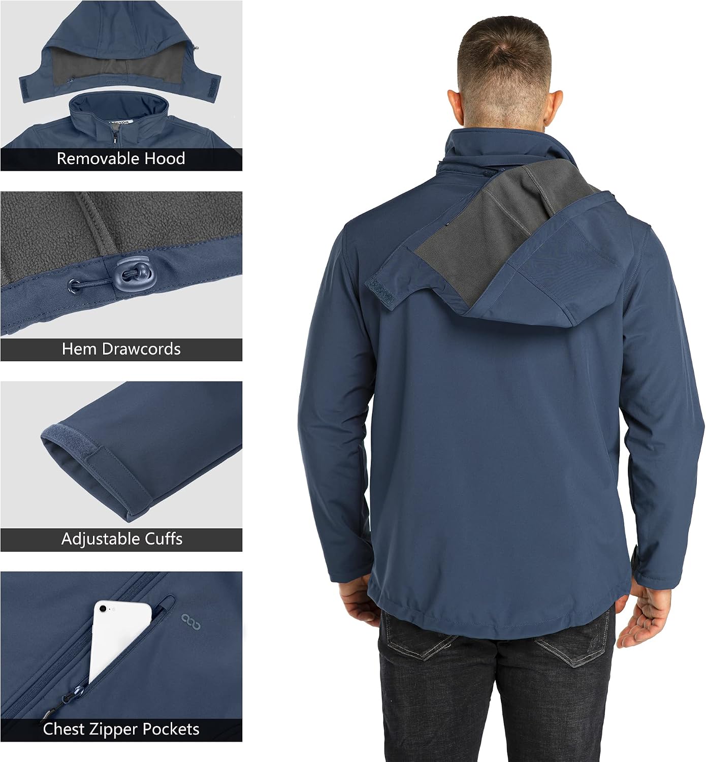 Thumbnail 1 de 33,000ft Men’s waterproof softshell jacket
