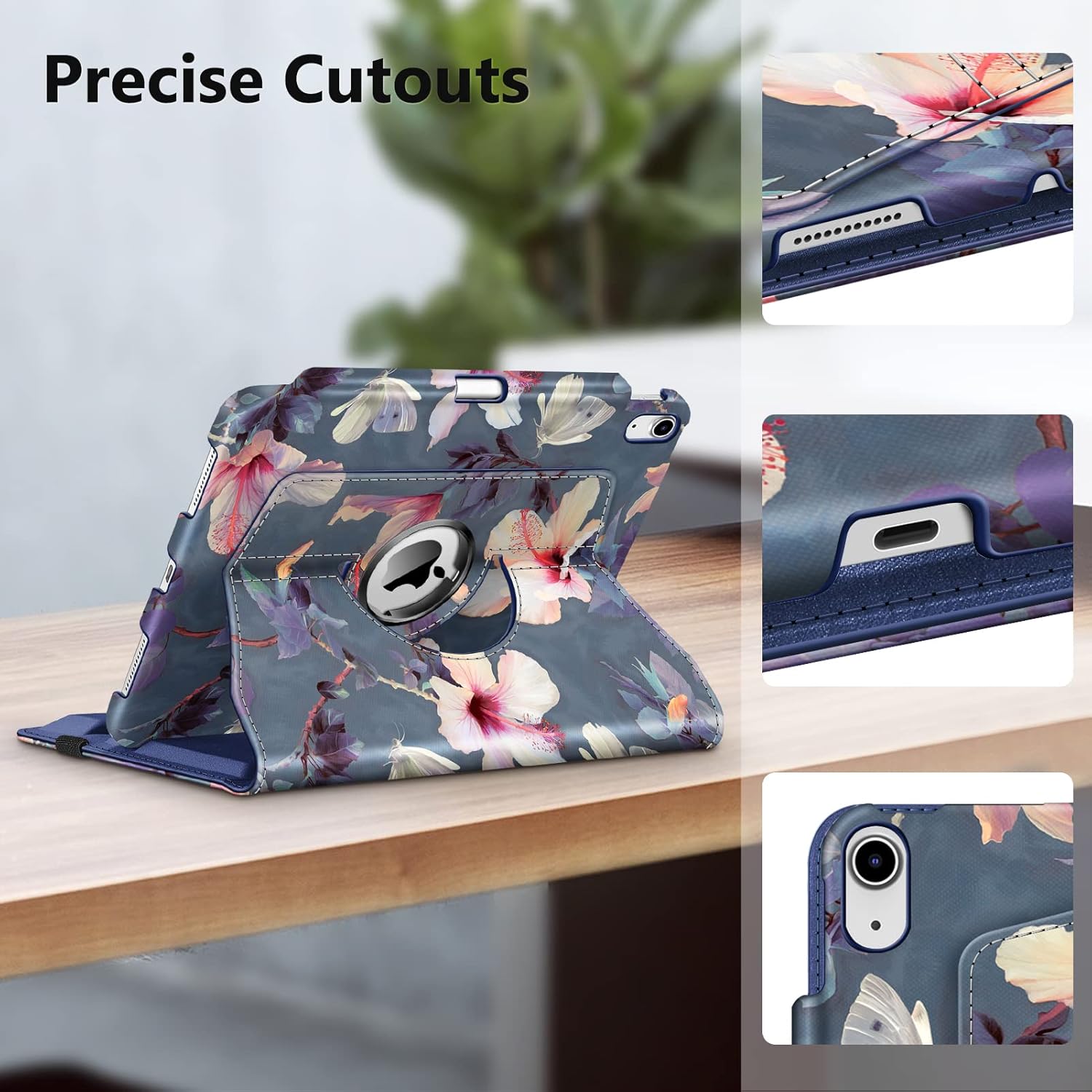 Thumbnail 5 de FINTIE Rotating Case for iPad (A16) 11-inch (2025) & iPad 10th Gen 10.9-inch (2022) with auto wake/sleep and pencil holder