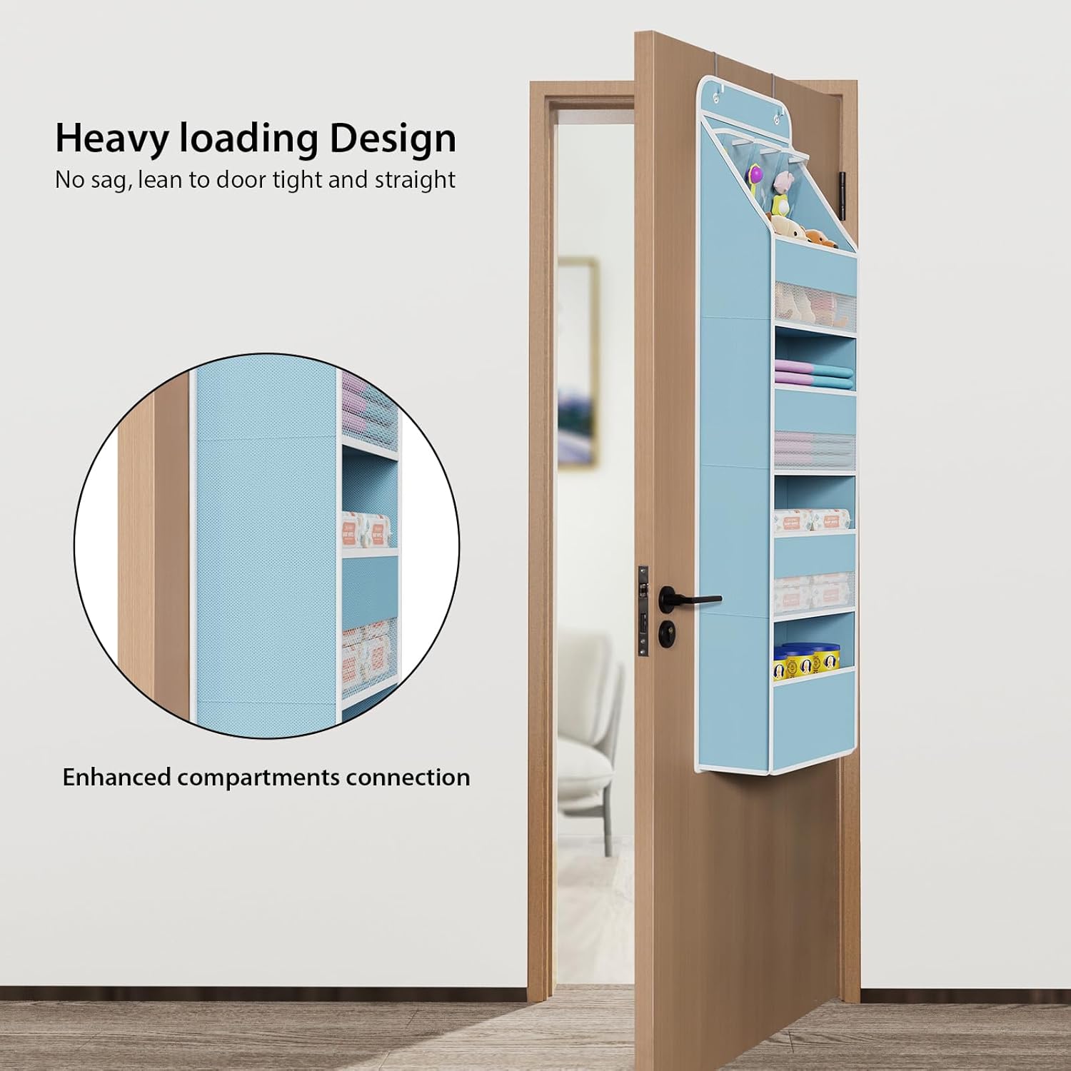Thumbnail 1 de Univivi 5-Shelf Over-Door Storage Organizer