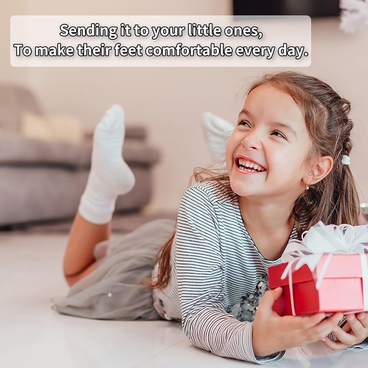 Thumbnail 4 de GENTABY Toddler Girls Socks Mid Cut Half Socks: 18 Pairs of Colourful, High-Elasticity School and Everyday Socks