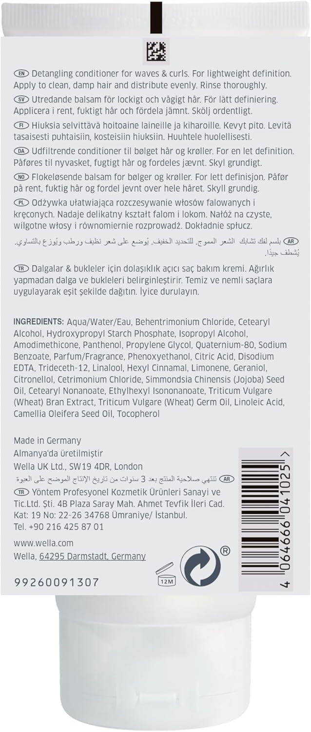 Thumbnail 1 de Wella Professionals NUTRICURLS Cleansing Conditioner con olio di jojoba per capelli ondulati