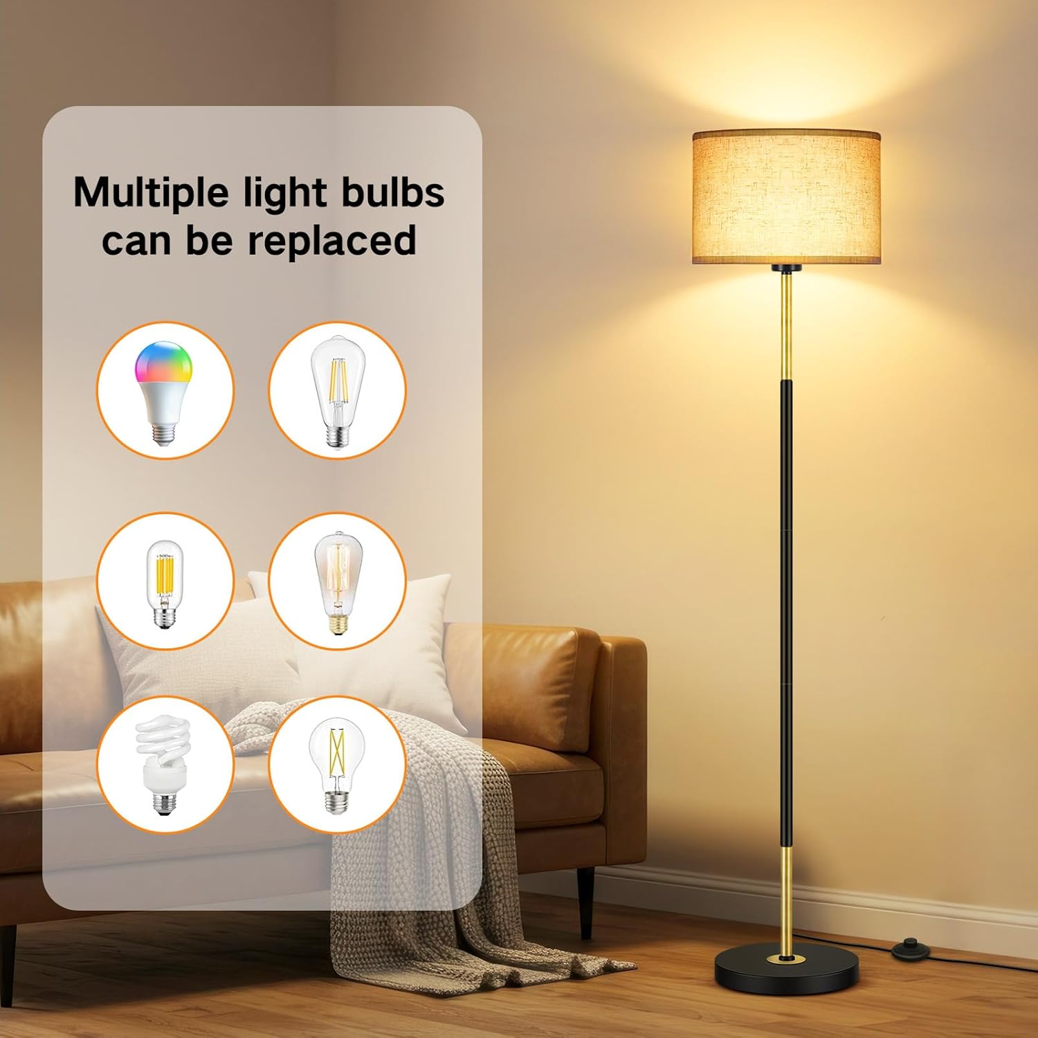 Thumbnail 4 de OUTON Modern Floor Lamp 3000–6500K 🌙