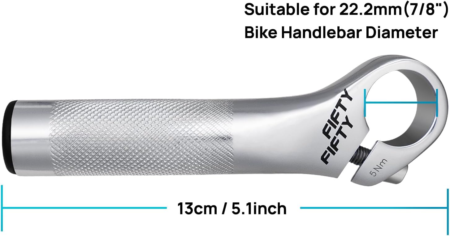 Thumbnail 3 de FIFTY-FIFTY Fahrrad-Lenkerenden (Bar Ends) aus 6061 T6 Aluminium für MTB, 13 cm – Paar