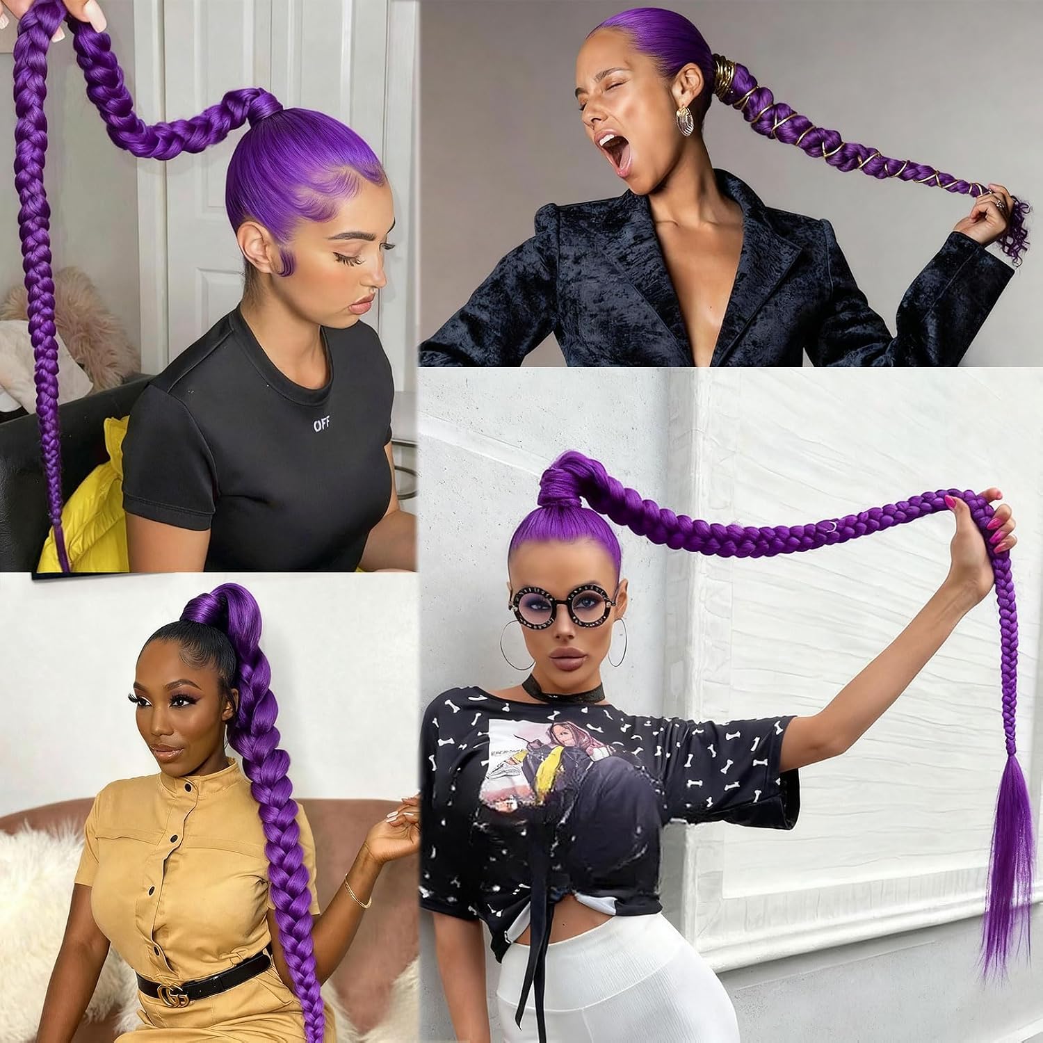 Detalle 2 de Braiding Hair Extensions, 28-Inch