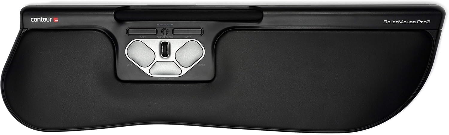 Thumbnail 6 de Contour RollerMouse Pro3 mouse ergonomico RSI con poggiapolsi in memory foam, velocità regolabile e 5 pulsanti programmabili