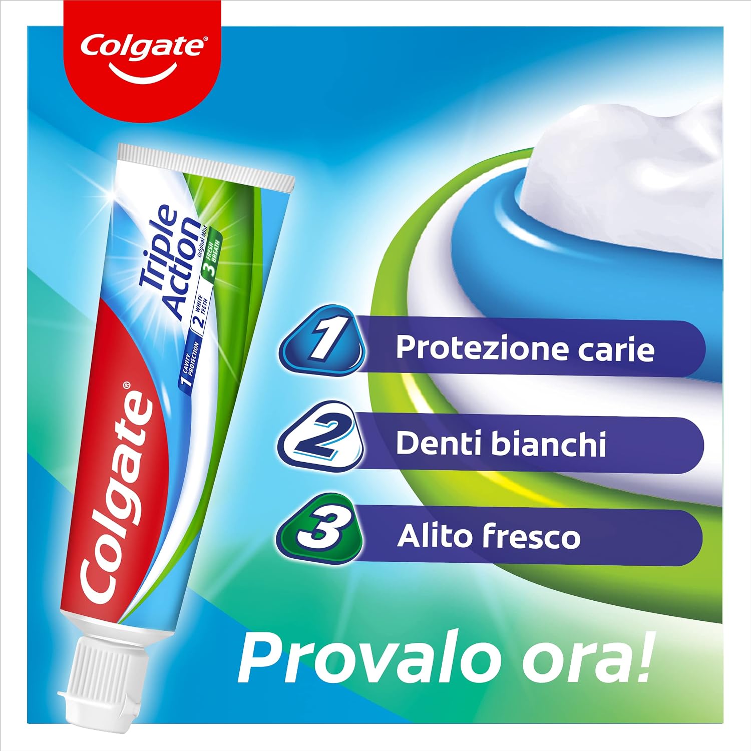 Detalle 2 de Colgate Dentifricio Triple Action 12x75ml