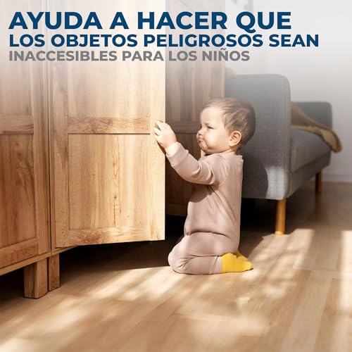 Thumbnail 1 de Hoffenbach Cierre Magnético Invisible para Armarios y Cajones – 12 Seguros para Bebés + 3 Llaves