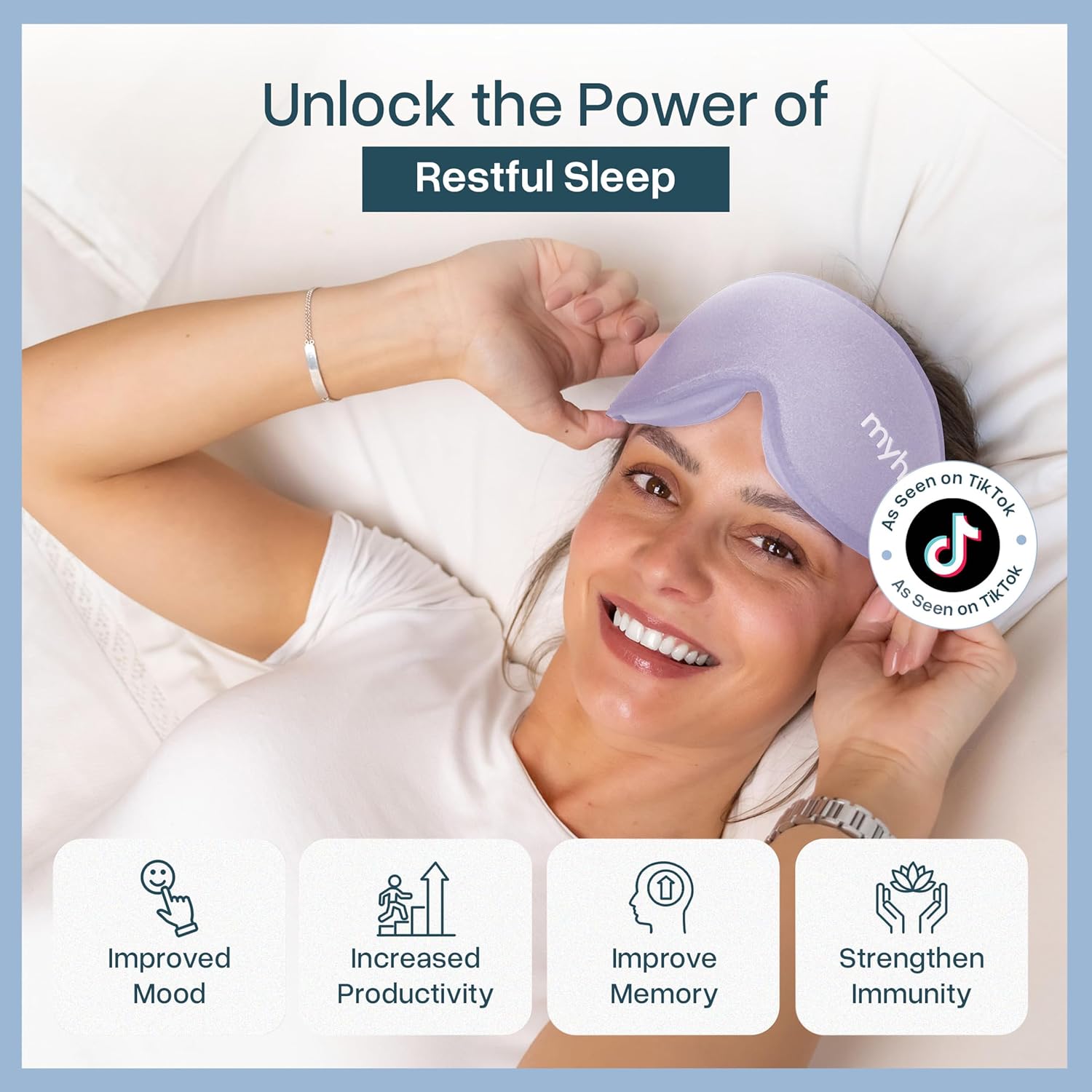 Thumbnail 1 de MyHalos Sleep Mask, Lavender