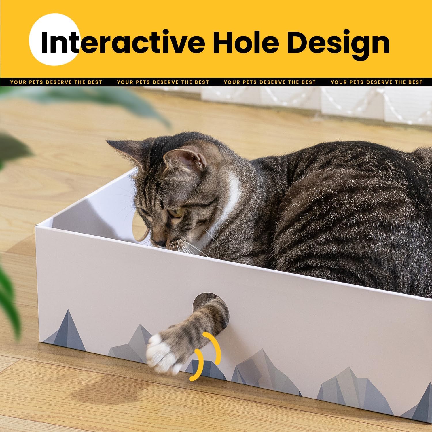 Thumbnail 4 de Conlun 5-Pack Cat Scratching Boards 41x24cm