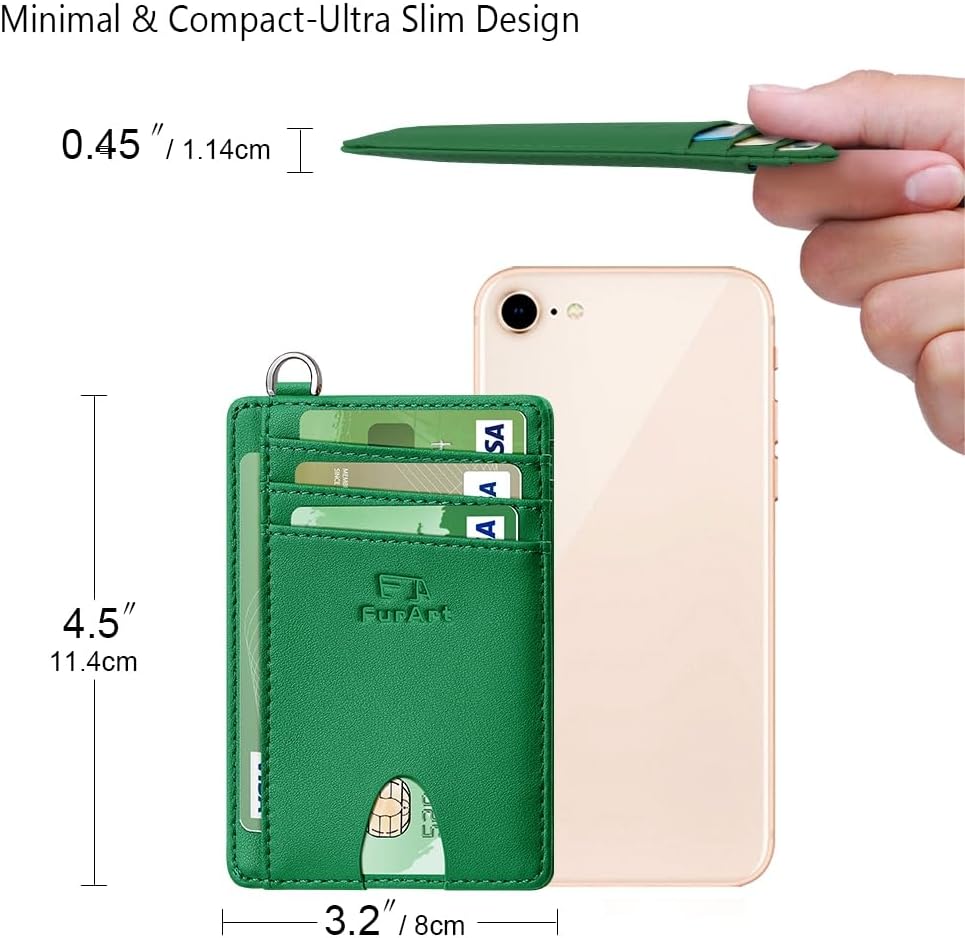 Thumbnail 6 de FurArt Slim RFID Blocking Credit Card Holder Wallet