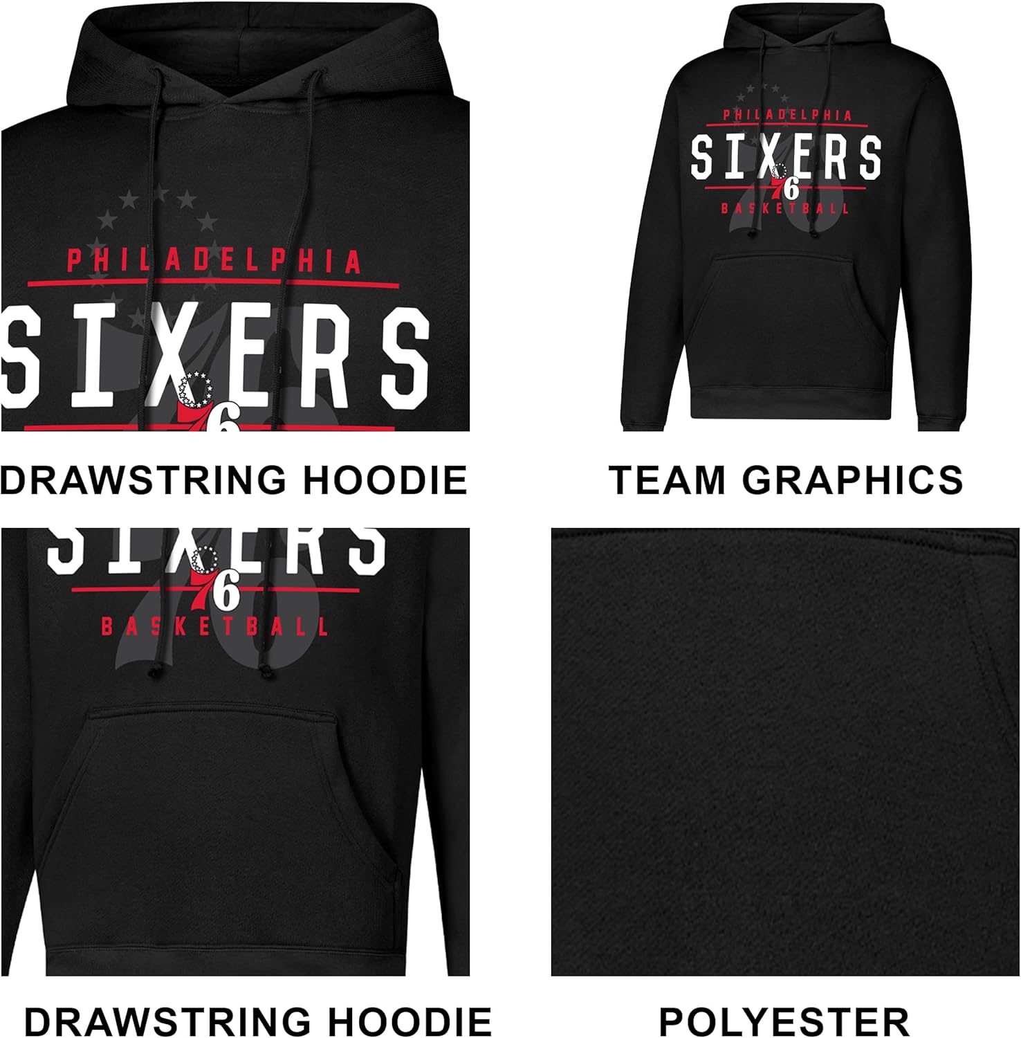 Thumbnail 4 de Ultra Game Men’s NBA Official “Get Right” Super Soft Hoodie Sweatshirt