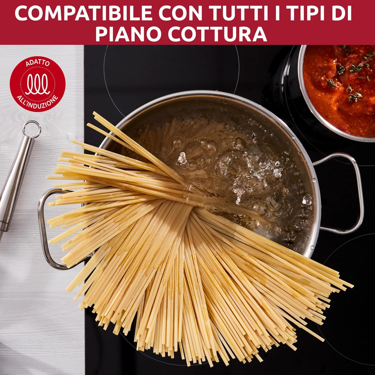 Thumbnail 4 de Lagostina Sfiziosa: Set di 9 Pentole con Fondo Lagoseal Plus per tutti i piani cottura