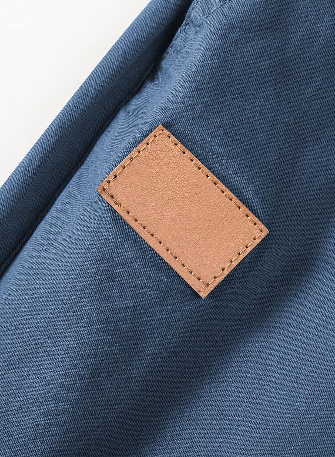 Detalle de JMIERR Herren Chino Cargo Jogginghose aus Baumwolle mit elastischem Bund und Kordelzug