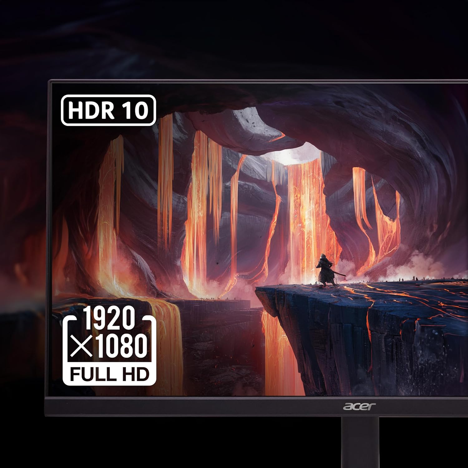 Detalle 2 de Acer Nitro ED273S3 27-inch Curved Gaming Monitor review