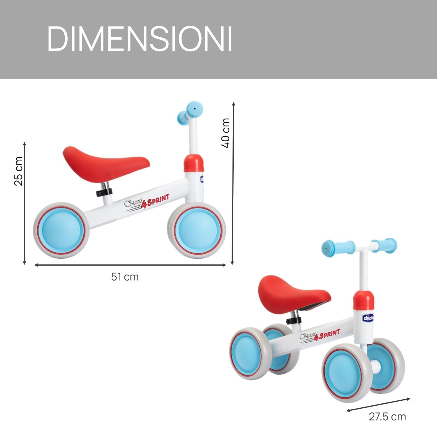 Thumbnail 1 de Chicco Ride-ON Quadriciclo Senza Pedali: equilibrio e divertimento per bambini da 1 a 3 anni