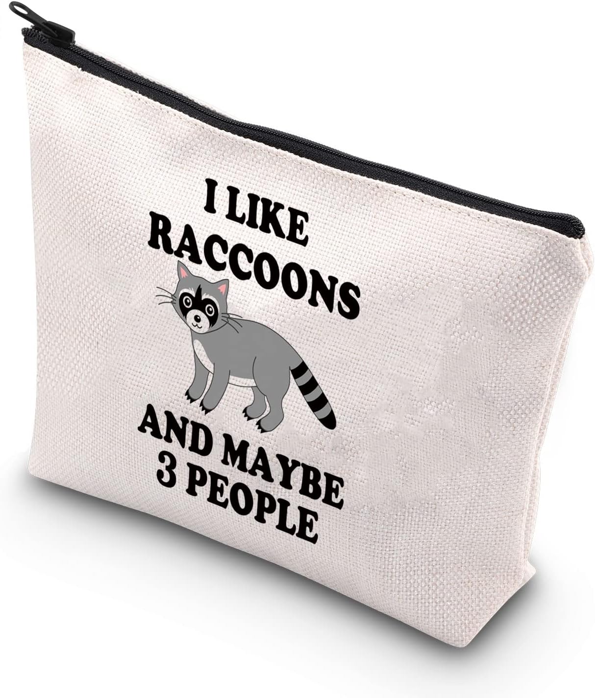 BDPWSS Raccoon Makeup Bag, Canvas