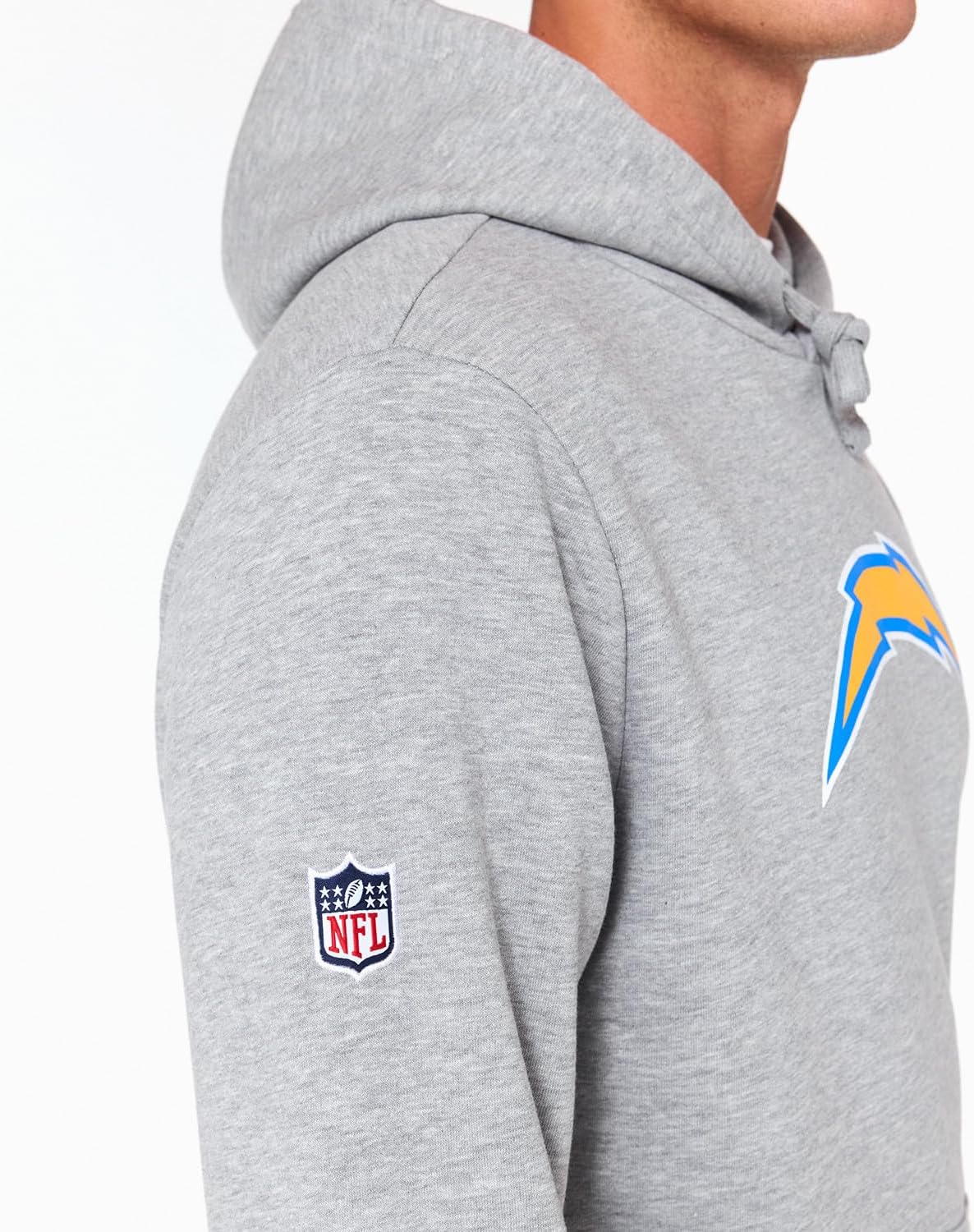 Detalle de New Era NAS NFL Regular Hoody CARPAN BLK – czarna bluza Carolina Panthers