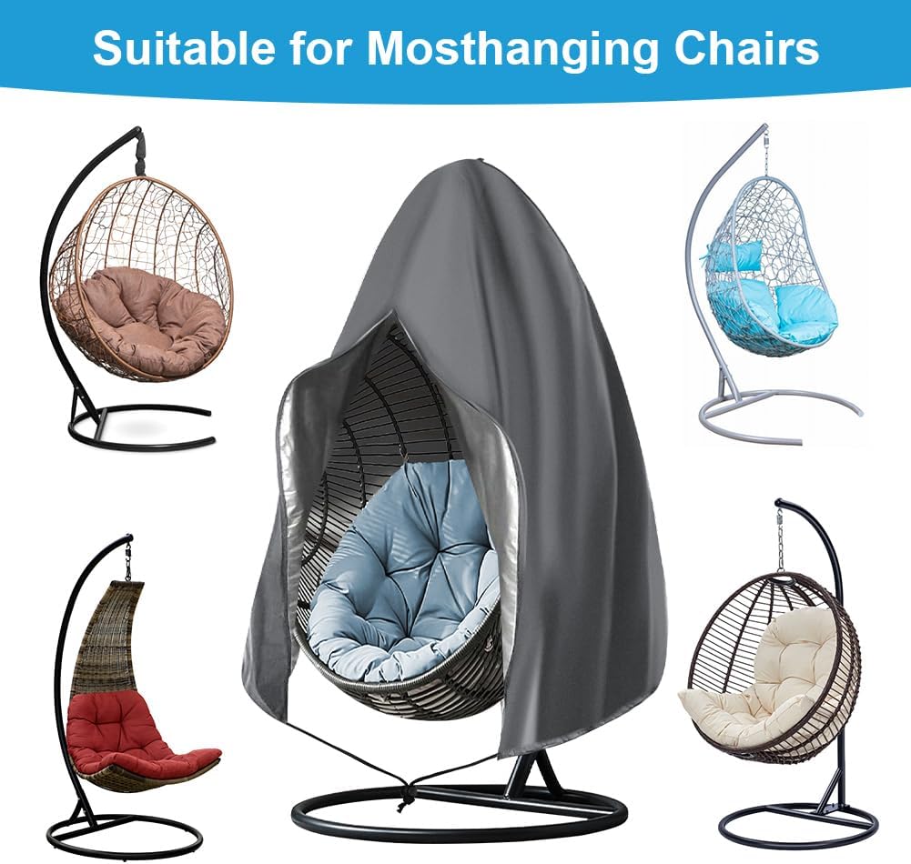 Thumbnail 5 de OFFCUP Hanging Egg Chair Cover 115x190cm