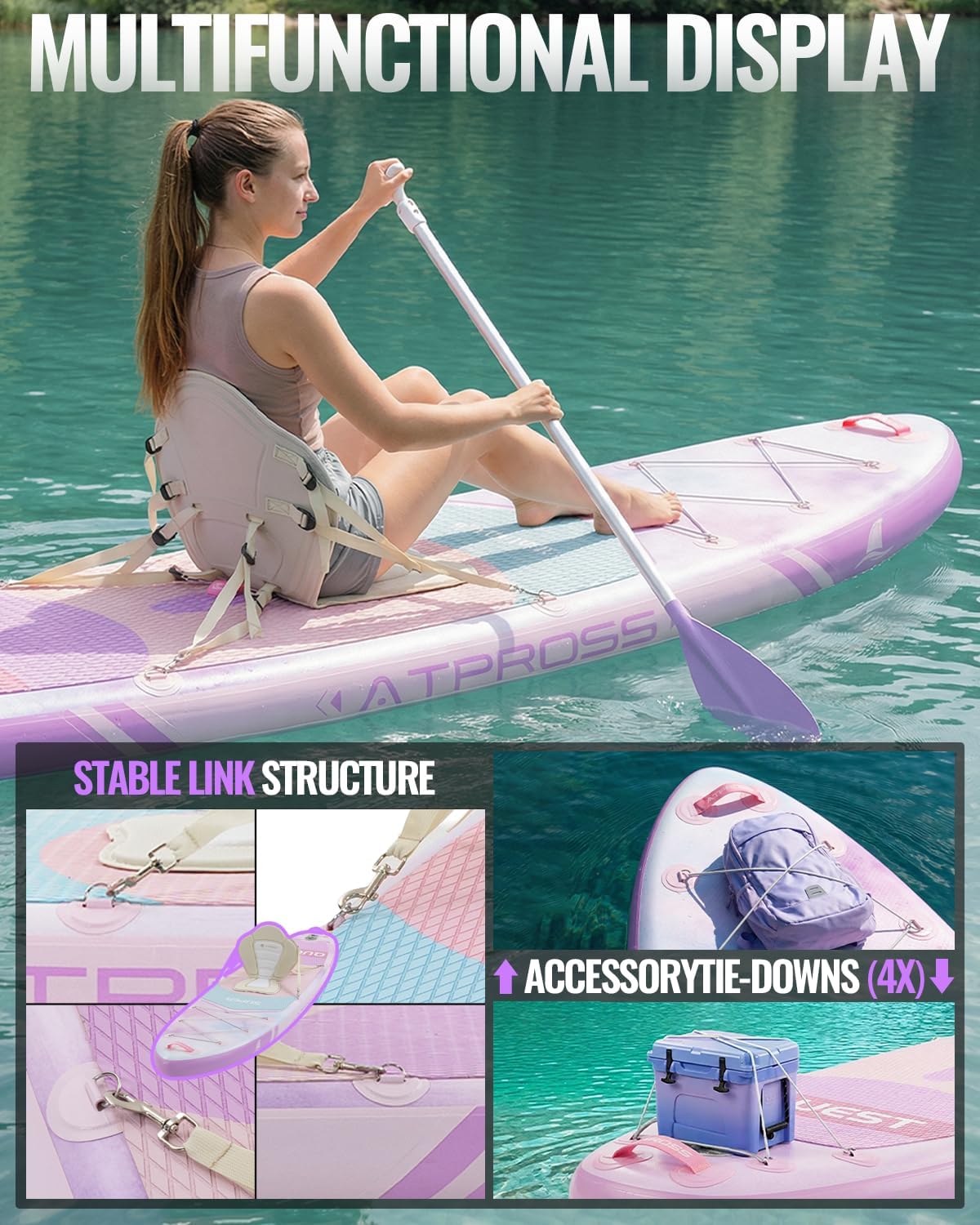 Thumbnail 6 de Inflatable Paddle Board 10'6