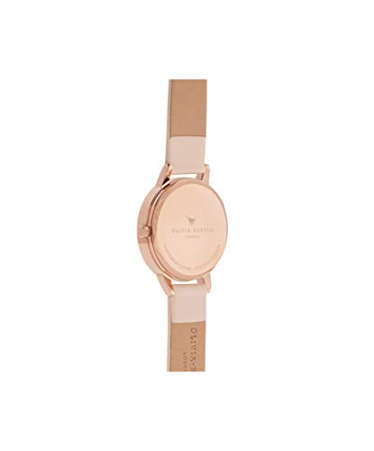 Detalle de Olivia Burton OB16MDW21 Analogue Quartz Watch for Women with White Dial and Blush Leather