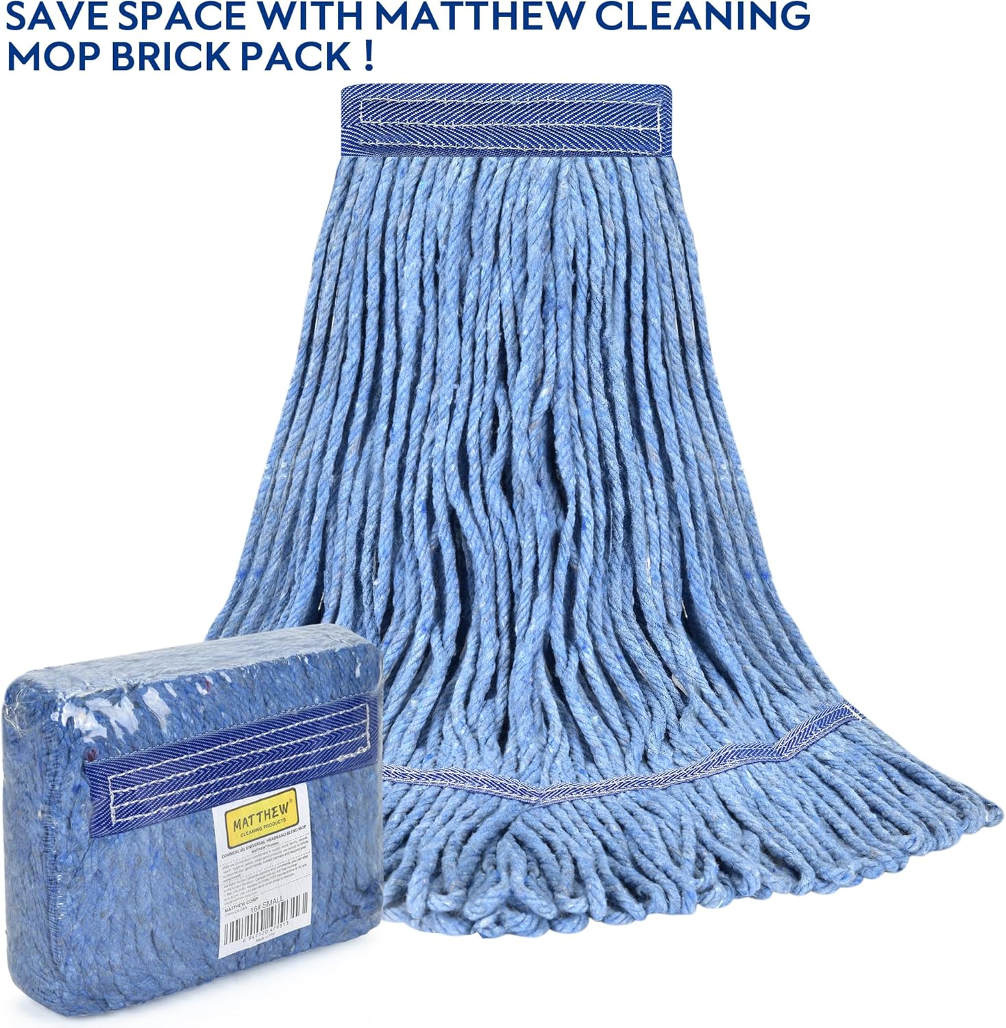 Thumbnail 5 de Matthew Cleaning Heavy Duty Mop Head Replacement (Pack of 6) by L Luke Supply