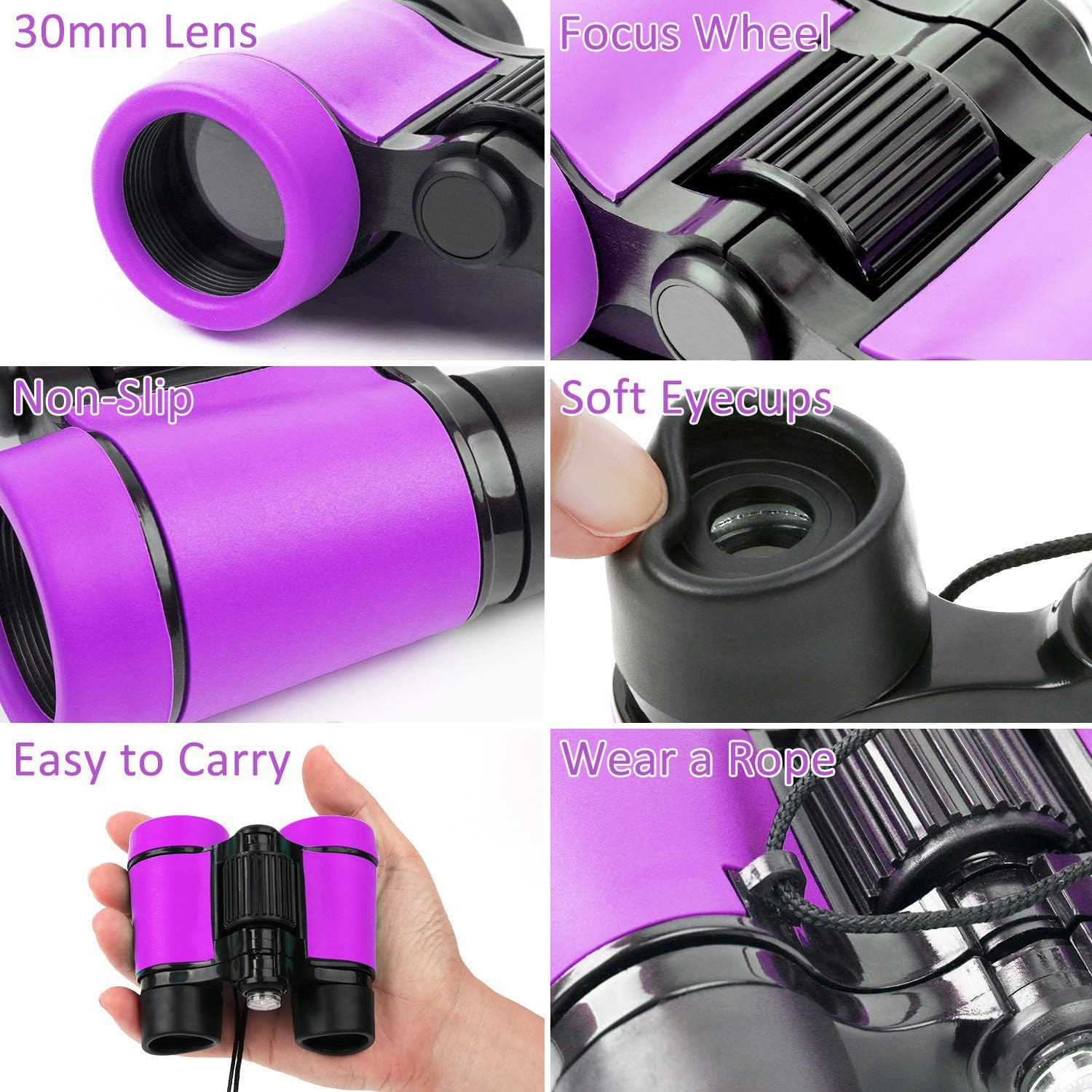 Detalle 2 de Scotamalone Kids 4x30 Binoculars for Bird Watching
