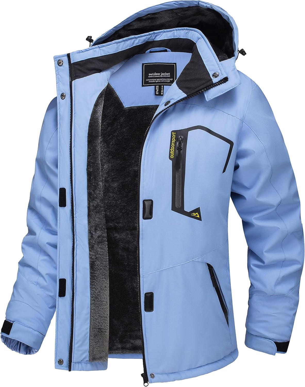 Thumbnail 6 de TACVASEN Women's Waterproof Ski Jacket with Detachable Hood