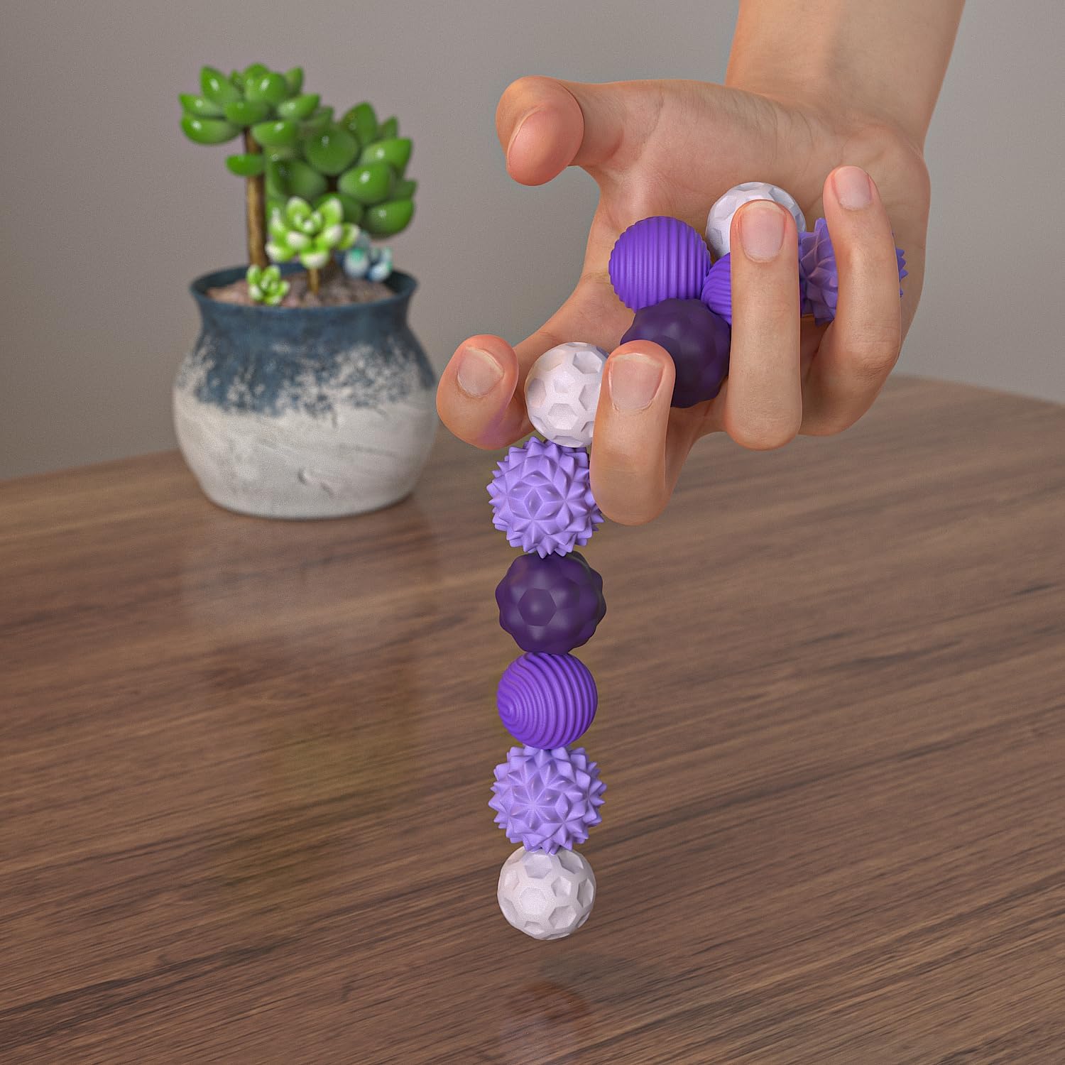 Thumbnail 3 de Boules magnétiques antistress 8 pièces silicone