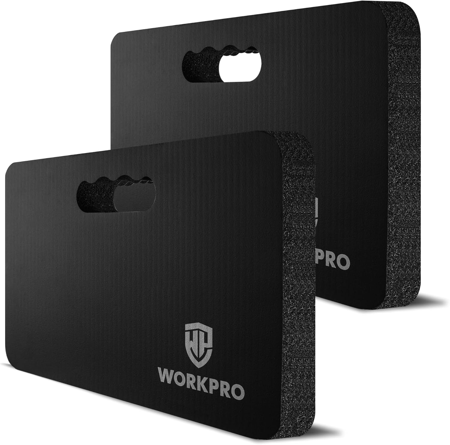 WORKPRO Set di 2 Tappetini per Inginocchiarsi – 36 mm, antiscivolo, impermeabili e morbidi