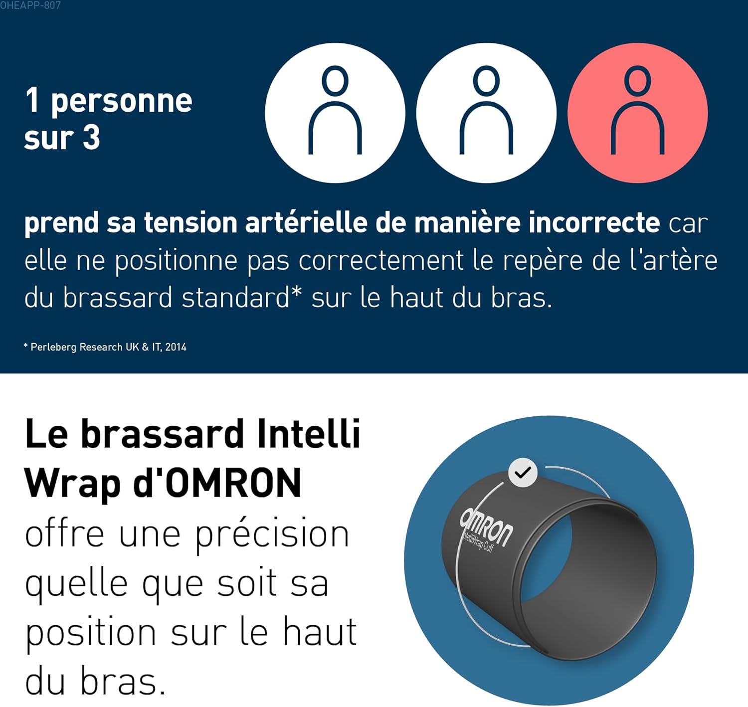Detalle de OMRON X4 Connect AFib tensiomètre 60 mesures 🩺