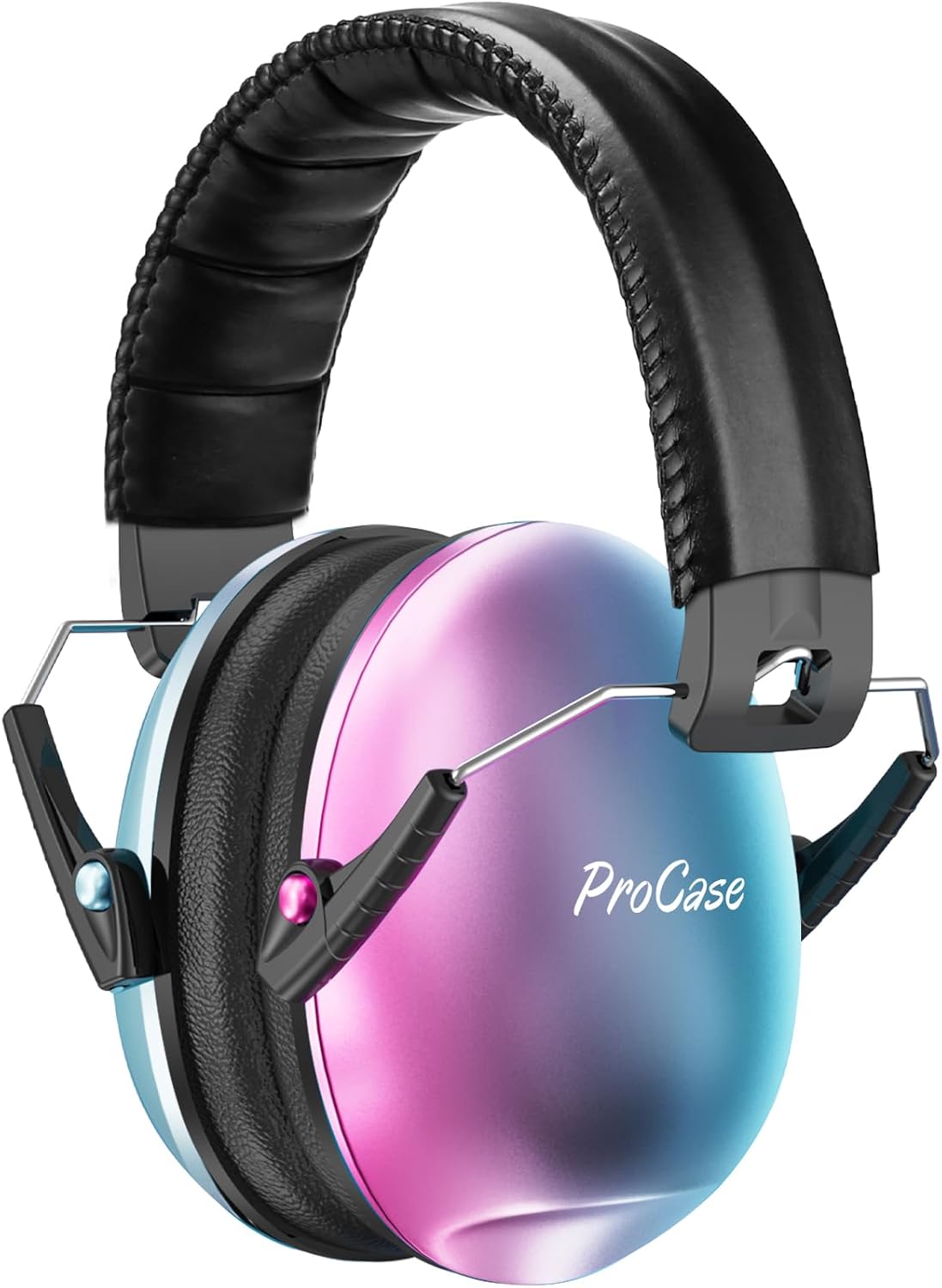 Detalle de ProCase Kids Noise Cancelling Headphones with 24dB NRR (BluePink)