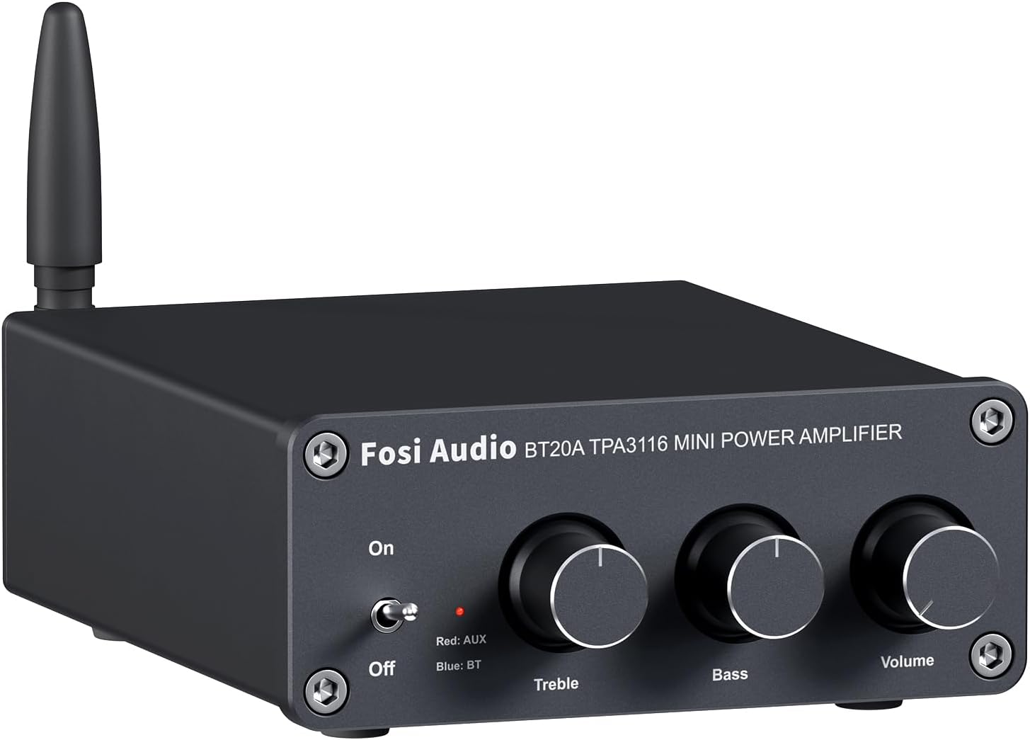 Fosi Audio BT20A : ampli Bluetooth stéréo 2 canaux 100 W x2 (classe D) pour enceintes Hi-Fi