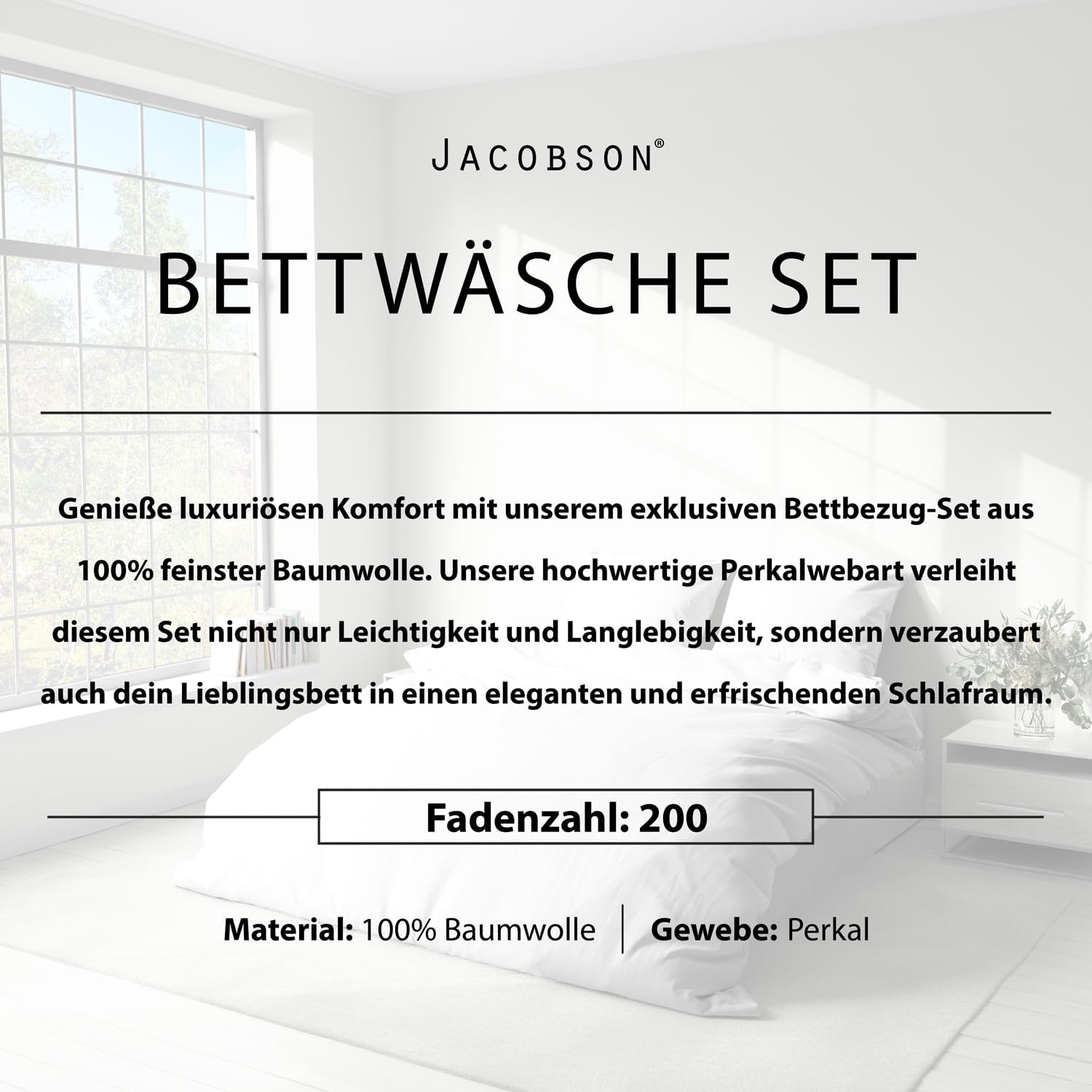 Thumbnail 4 de JACOBSON Bettwäsche 135x200