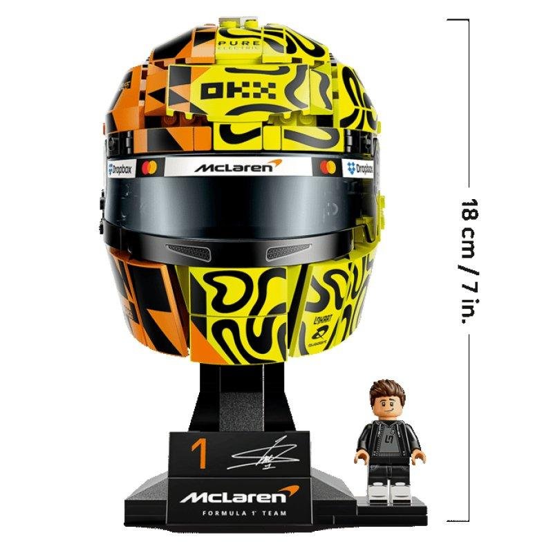 Detalle de LEGO Editions McLaren Mastercard F1 Team Casco de Lando Norris 43023 – 793 piezas