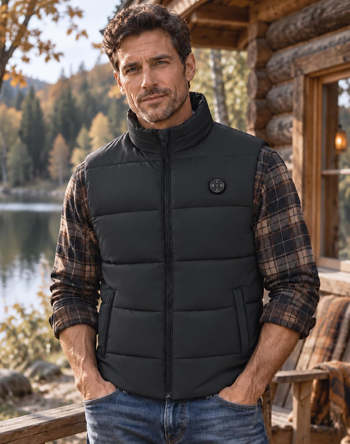 Detalle 2 de TODWARM Men's Heated Vest, 16,000mAh Battery