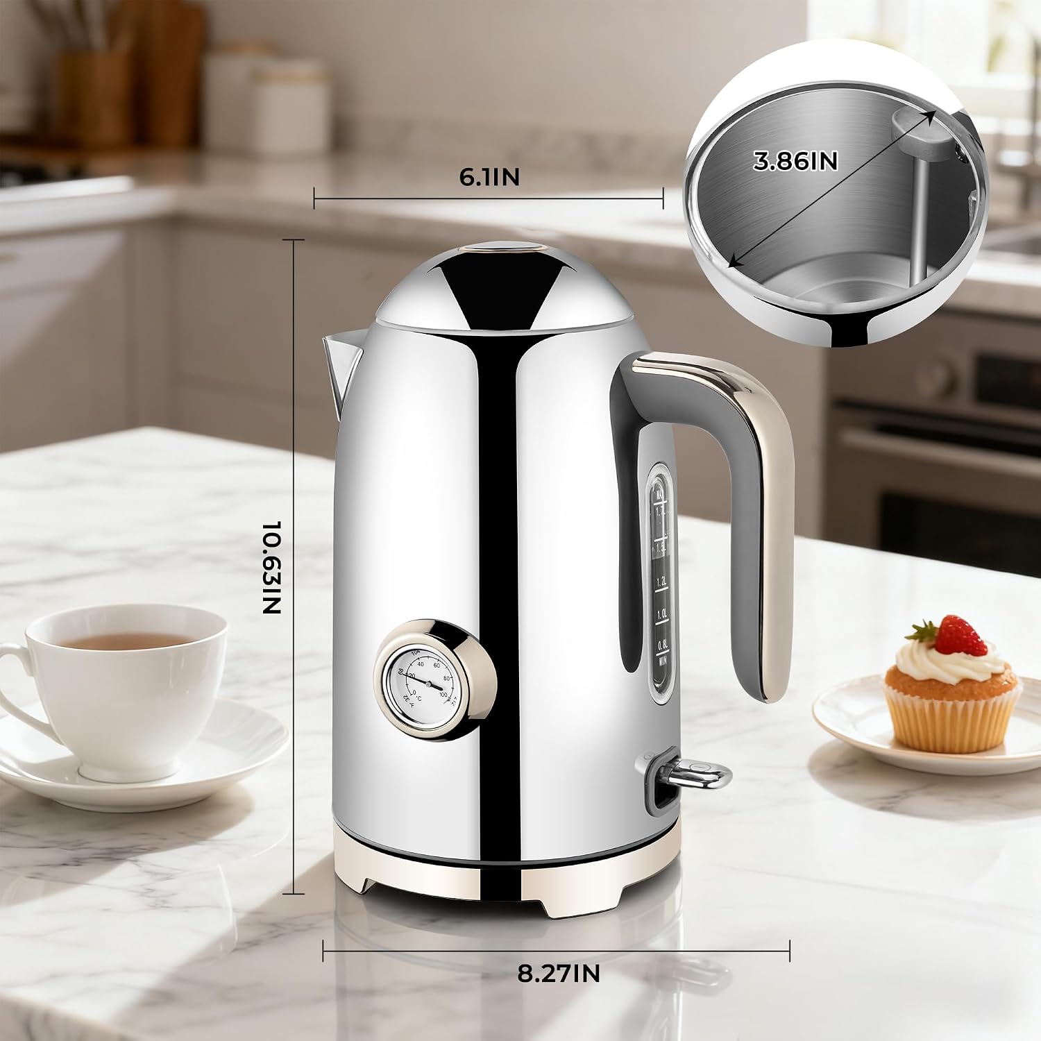 Thumbnail 5 de SUSTEAS Electric Kettle 57oz Fast 1500W