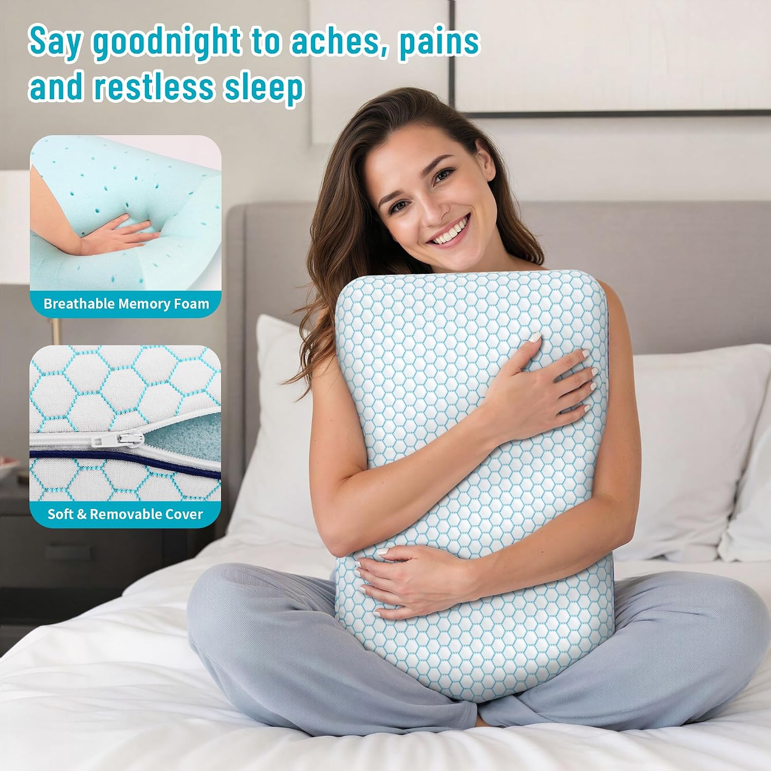 Thumbnail 1 de CushyOasis Bed Pillows, Standard Size