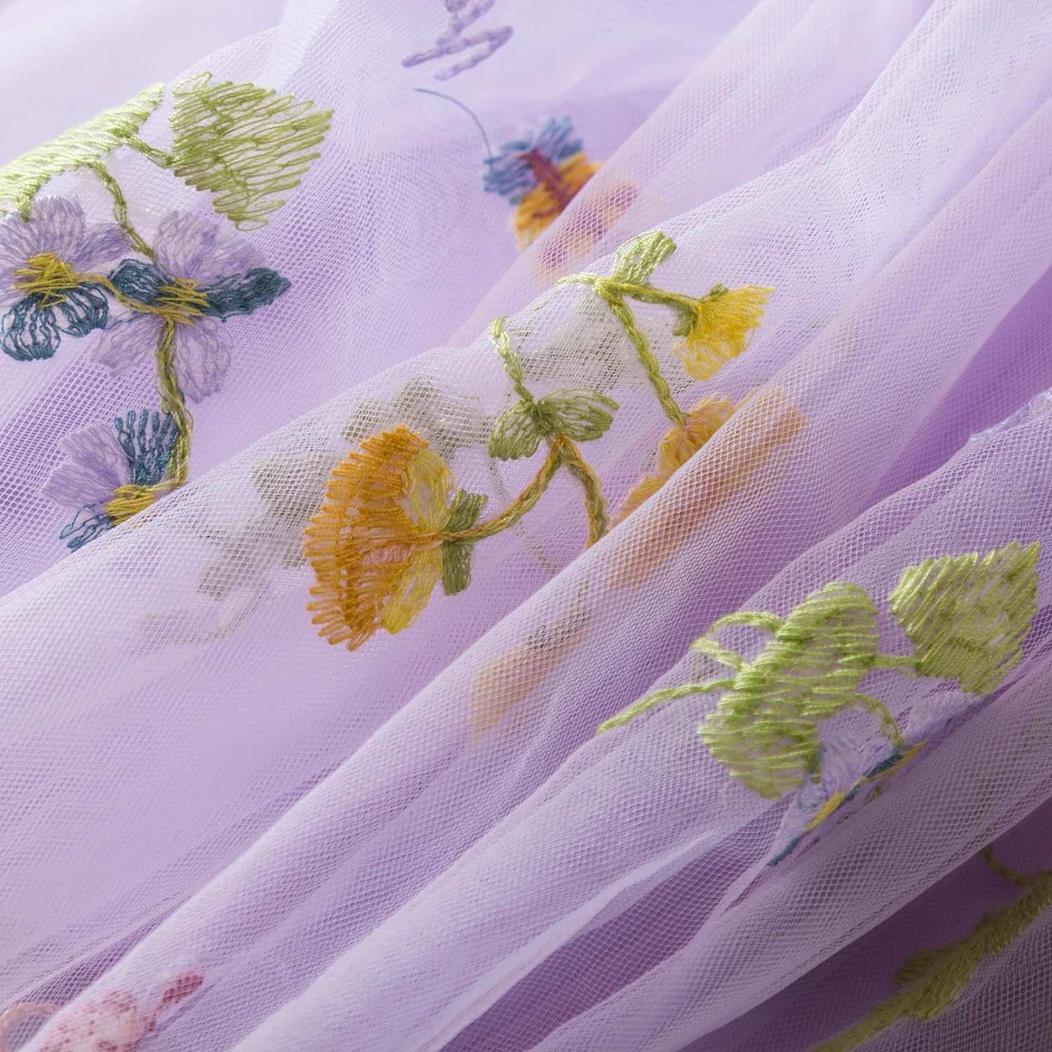 Thumbnail 6 de NNJXD Baby Girl Rainbow Tulle Dress: Fairy Butterfly Themed Party Wear for Toddlers