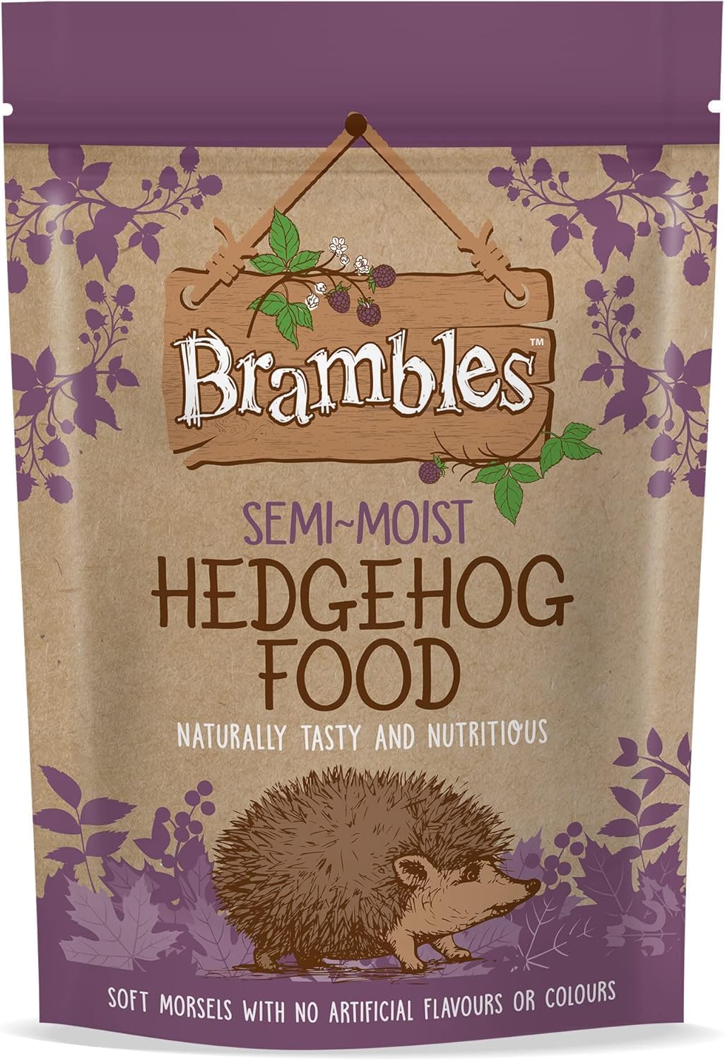 Detalle 2 de Brambles Semi-Moist Hedgehog Food, 1.3 kg: Practical, gentle nutrition for hedgehogs