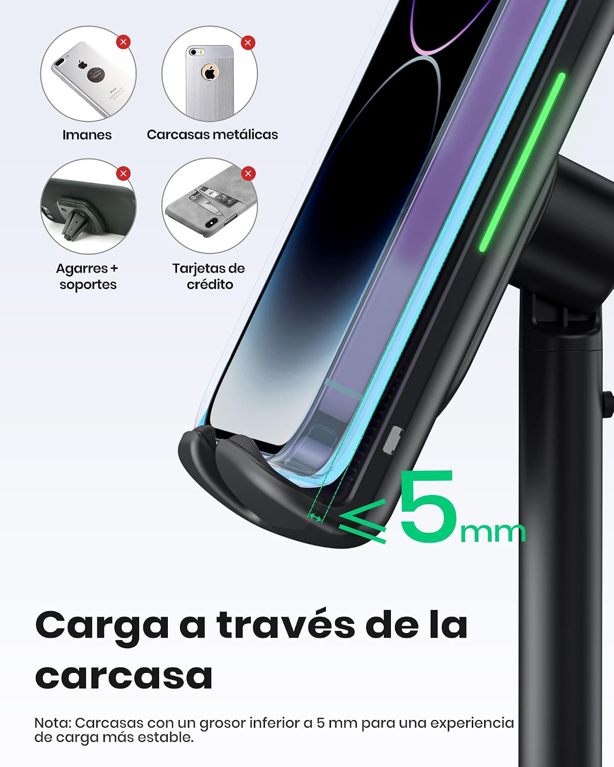 Thumbnail 6 de INIU Cargador Inalámbrico Rápido 15W