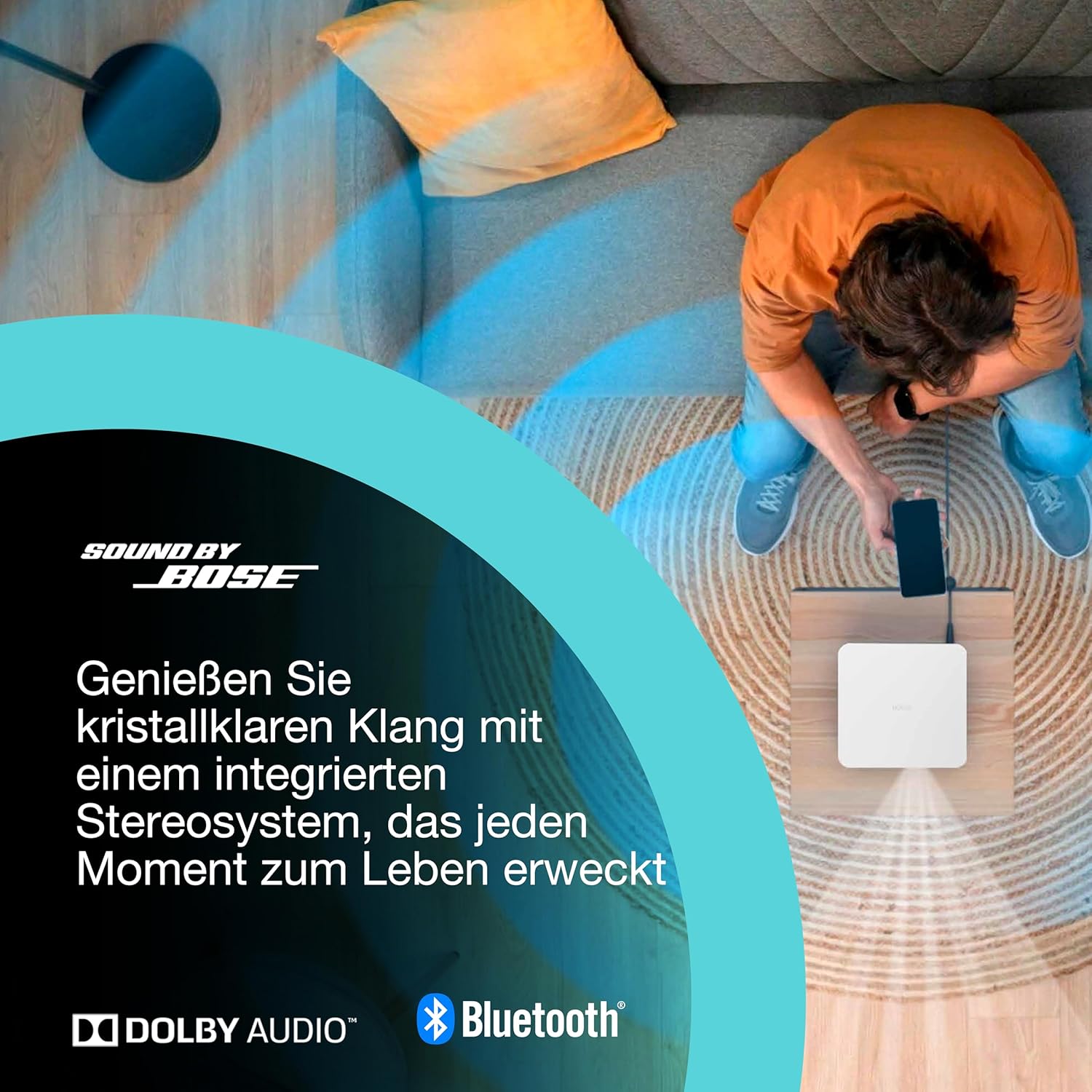 Thumbnail 5 de Epson Lifestudio Pop EF-61W (Sound by Bose) – tragbarer Smart-Projektor mit Google TV und Full HD