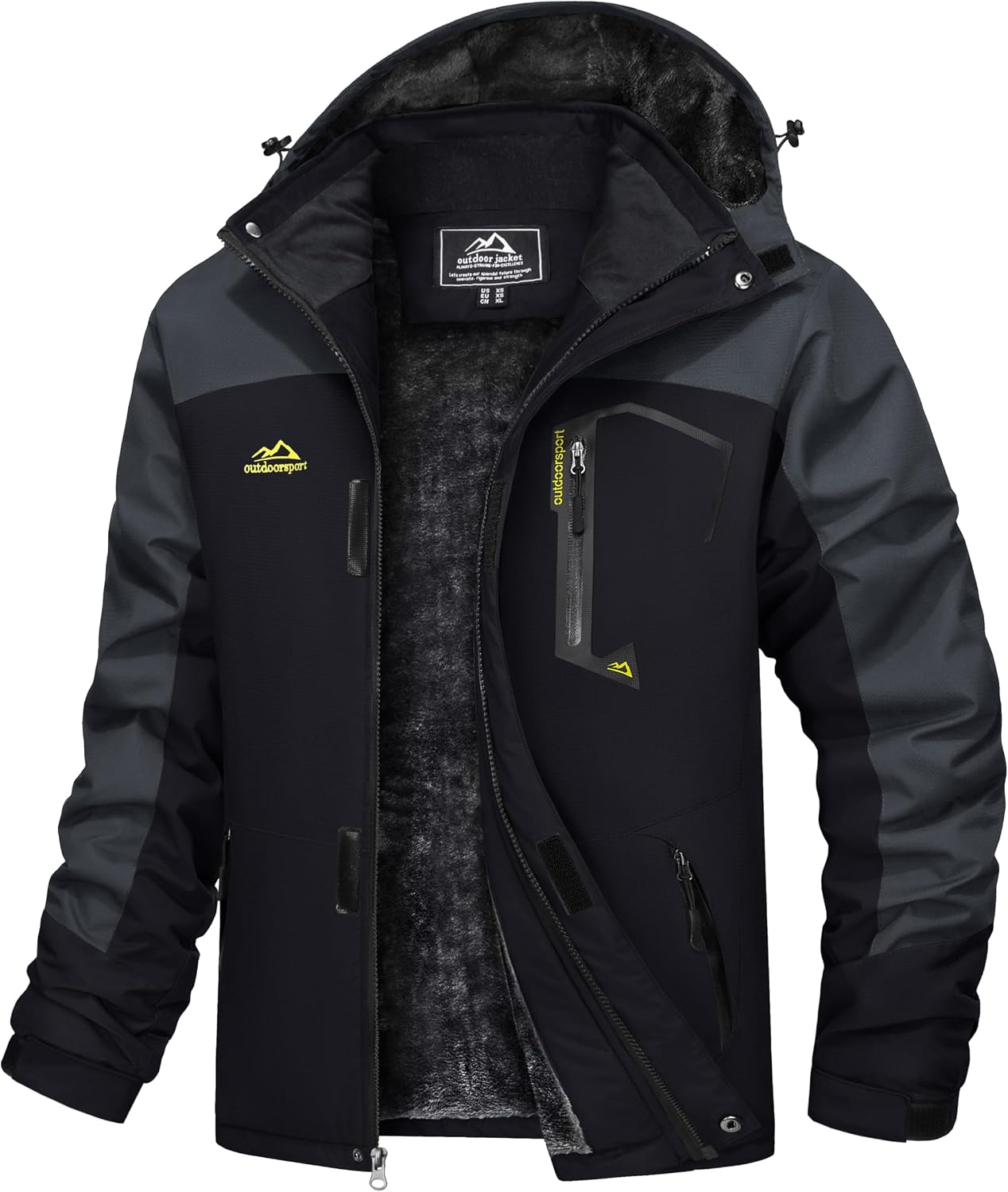 Detalle de TACVASEN Manteau Hiver Coupe Vent 1️⃣