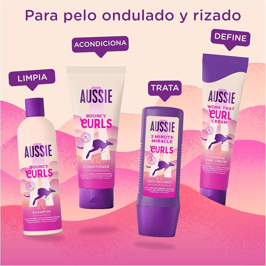 Thumbnail 4 de Aussie PACK ESPECIAL: Bouncy Curls 🌊 Champú y Mascarilla Hidratante