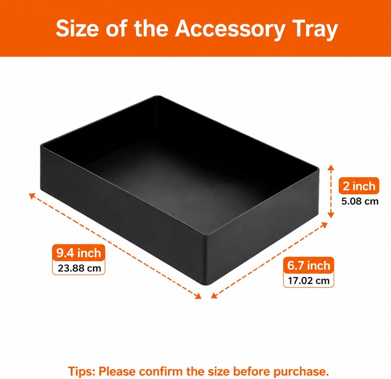 Thumbnail 2 de Amazon Basics Rectangular Plastic Desk Organizer with Storage Trays