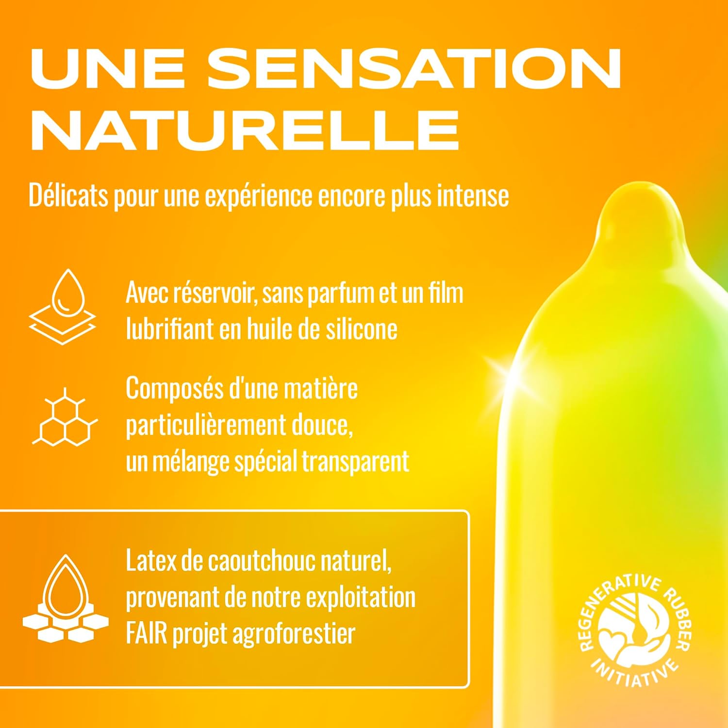 Thumbnail 3 de Préservatifs ONsize 60 mm, 50 pièces ⚙