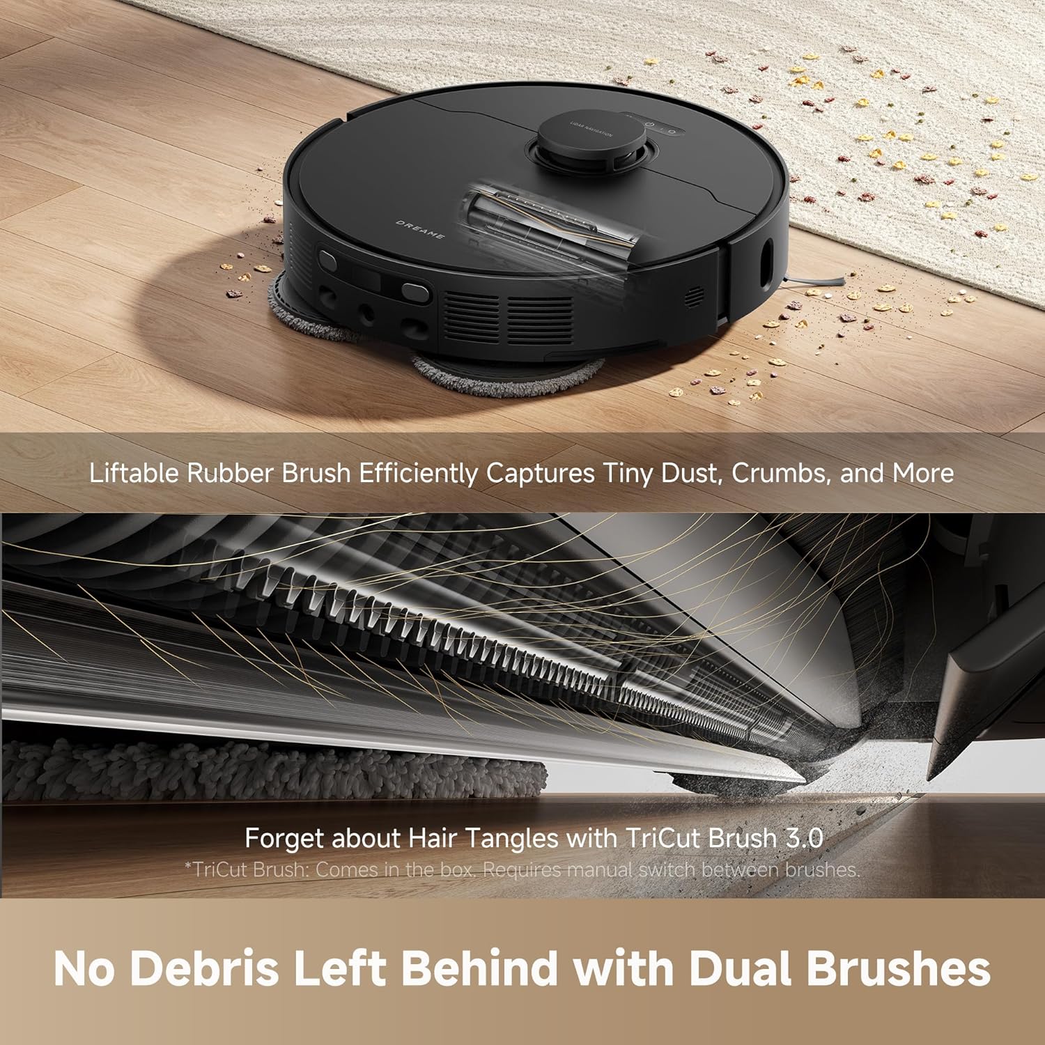 Thumbnail 2 de DREAME L40s Ultra AE Robot Vacuum and Mop Combo: All-in-One Cleaning Power