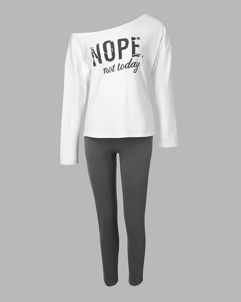 Thumbnail 4 de CHICME Tracksuit Off-Shoulder 2-Piece Set