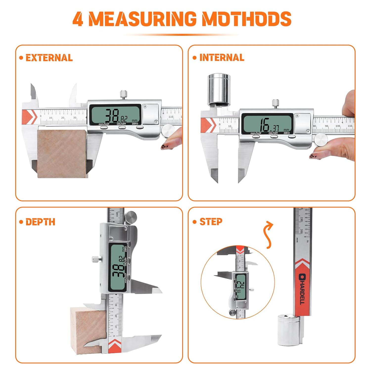 Thumbnail 6 de HARDELL Caliper 8 Inch digital caliper 📏